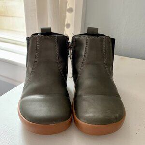 Ten Little Metallic Gray Boots